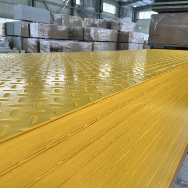 High Strength Solid Top Covered FRP Molded Grating
