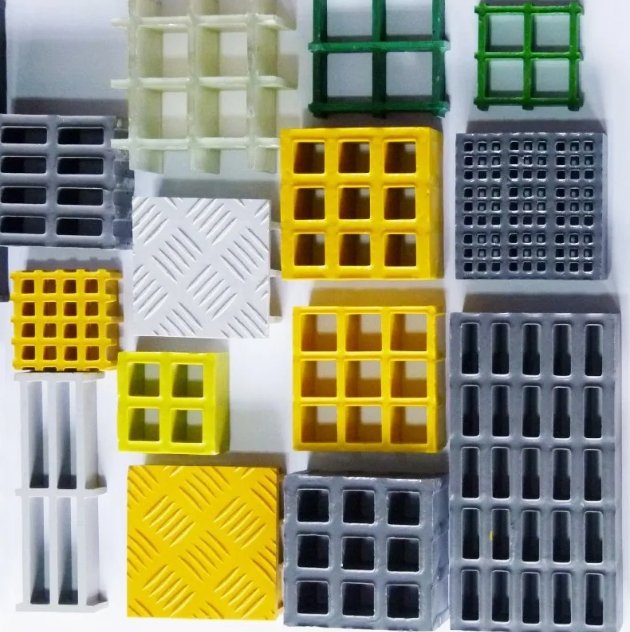 Molded FRP Grating for Deck & Trench Covers