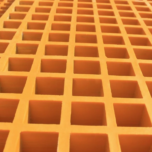 Industrial Pultruded FRP Grating Panels 38x38 Mesh
