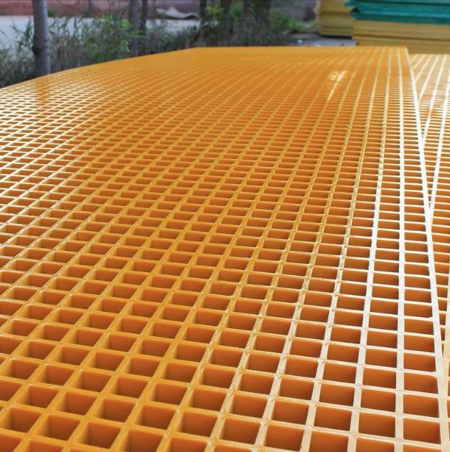 Industrial Pultruded FRP Grating Panels 38x38 Mesh